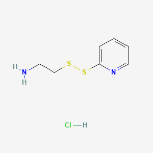molecular formula C₇H₁₁ClN₂S₂ B1140006 2-(Pyridyldithio)ethylamine hydrochloride CAS No. 106139-15-5