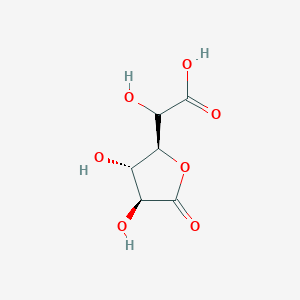 molecular formula C6H8O7 B1140008 L-Idaric acid,1,4-lactone CAS No. 80876-59-1