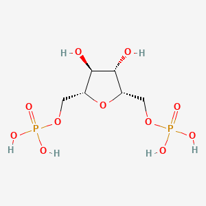 molecular formula C₆H₁₄O₁₁P₂ B1140010 2,5-脱水葡萄糖醇-1,6-二磷酸酯 CAS No. 4429-47-4