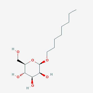 molecular formula C₁₄H₂₈O₆ B1140018 Octyl beta-D-mannopyranoside CAS No. 140147-38-2