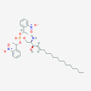 molecular formula C₃₄H₅₂N₃O₉P B1140028 Caged D-erythro-Sphingosine-1-phosphate CAS No. 207516-11-8