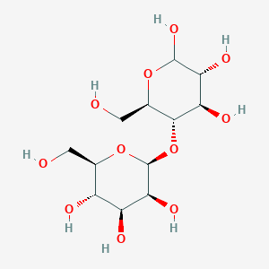 molecular formula C12H22O11 B1140031 4-O-beta-D-threo-Hexopyranosyl-beta-D-threo-hexopyranose CAS No. 29276-55-9