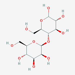molecular formula C₁₂H₂₂NO₁₁ B1140031 4-O-β-D-甘露糖基-D-葡萄糖吡喃糖 CAS No. 29276-55-9