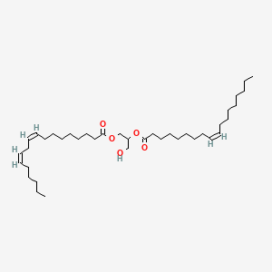 molecular formula C₃₉H₇₀O₅ B1140037 1-Linoleoyl-2-oleoyl-rac-glycerol CAS No. 2632-59-9