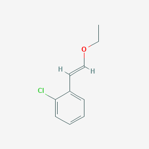 molecular formula C₁₀H₁₁ClO B1140047 1-chloro-2-[(E)-2-ethoxyethenyl]benzene CAS No. 887354-09-8