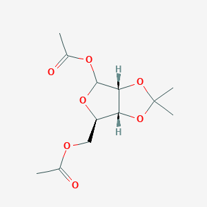 molecular formula C12H18O7 B1140049 1,5-Di-O-acetyl-2,3-isopropylidene-D-ribose 