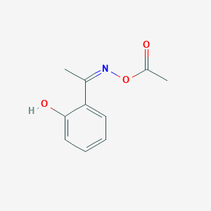 molecular formula C₁₀H₁₁NO₃ B1140055 [(Z)-1-(2-hydroxyphenyl)ethylideneamino] acetate CAS No. 54758-75-7