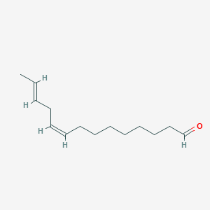 molecular formula C14H24O B1140077 9Z,12E-Tetradecadienal CAS No. 87092-33-9
