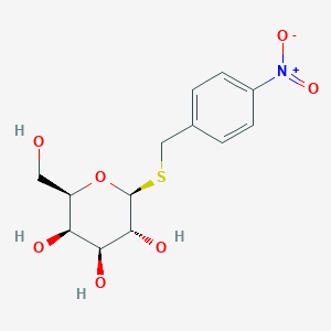 molecular formula C₁₃H₁₇NO₇S B1140084 4-Nitrobenzyl b-D-thiogalactopyranoside CAS No. 35785-19-4