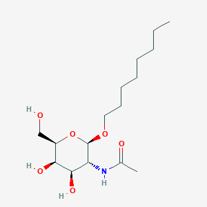 molecular formula C₁₆H₃₁NO₆ B1140089 Octyl 2-Acetamido-2-deoxy-b-D-galactopyranoside CAS No. 383417-49-0