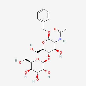 molecular formula C₂₁H₃₁NO₁₁ B1140099 Benzyl 2-acetamido-2-deoxy-4-O-(b-D-galactopyranosyl)-b-D-glucopyranoside CAS No. 53167-38-7
