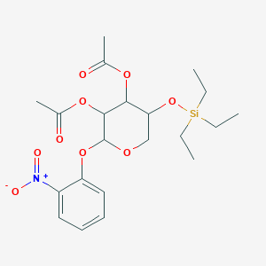 2-Nitrophenyl 2,3-di-O-acetyl-4-O-triethylsilyl-b-D-xylopyranoside