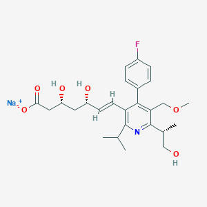 molecular formula C26H34FNNaO6 B1140116 Hydroxy Cerivastatin Sodium Salt CAS No. 189060-31-9
