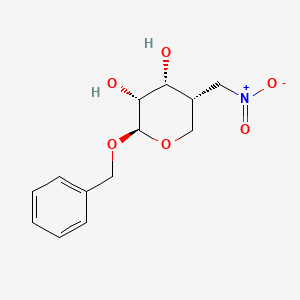 (4R)-Benzyl-4-deoxy-4-C-nitromethyl-beta-D-arabinopyranoside