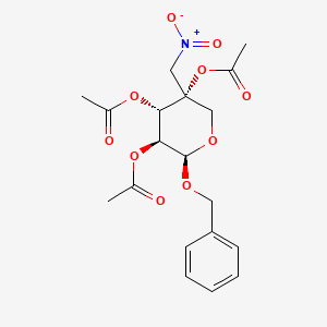 Benzyl 2,3,4-tri-O-acetyl-4-nitromethyl-b-D-arabinopyranose
