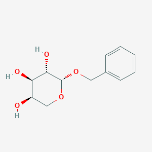 molecular formula C12H16O5 B1140120 Benzyl beta-D-Arabinopyranoside CAS No. 5329-50-0