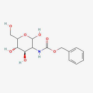 molecular formula C14H19NO7 B1140123 N-Carbobenzyloxy mannosamine CAS No. 137157-50-7