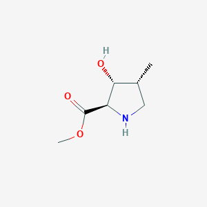 (2R,3R,4R)-Methyl 3-hydroxy-4-methylpyrrolidine-2-carboxylate