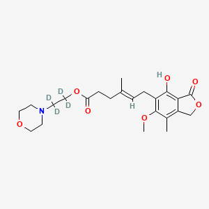 molecular formula C₂₃H₂₇D₄NO₇ B1140131 Mycophenolate Mofetil-d4 CAS No. 1132748-21-0