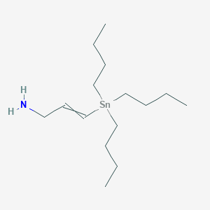 molecular formula C₁₅H₃₃NSn B1140157 (Z)-3-tributylstannylprop-2-en-1-amine CAS No. 146829-37-0