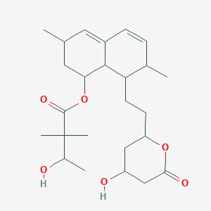 molecular formula C₂₅H₃₈O₆ B1140161 (Rac)-3'-Hydroxy simvastatin CAS No. 126313-98-2