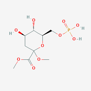 Methyl (Methyl 3-Deoxy-D-arabino-heptulopyranosid)onate-7-Phosphate