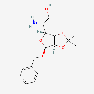 Benzyl 5-Amino-5-deoxy-2,3-O-isopropyl-alpha-D-mannofuranoside