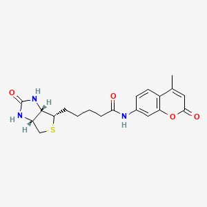 molecular formula C20H23N3O4S B1140183 N-d-Biotinyl-7-amino-4-methylcoumarin 