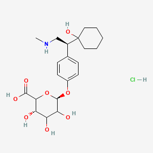 N,O-Didesmethyl-(rac-venlafaxine) Glucuronide Hydrochloride