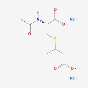 N-Acetyl-S-(3-carboxy-2-propyl)-L-cysteine Disodium Salt (Mixture of Diastereomers)