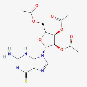 2-Amino-6-mercaptopurine-9-(2',3',5'-tri-O-acetyl-beta-ribofuranosyl)purine