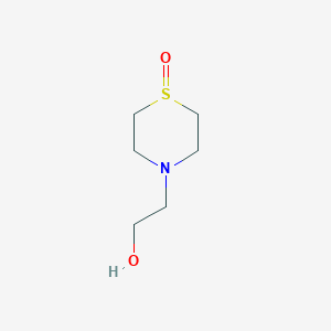 molecular formula C6H13NO2S B011402 4-(2-Hydroxyethyl)-1lambda~4~,4-thiazinan-1-one CAS No. 108099-42-9