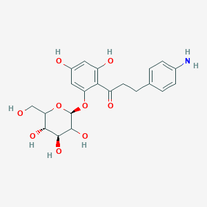 molecular formula C₂₁H₂₅NO₉ B1140204 4-Aminophlorizin CAS No. 82628-89-5
