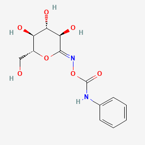 molecular formula C₁₃H₁₆N₂O₇ B1140207 Gluconophylurethane CAS No. 104012-84-2