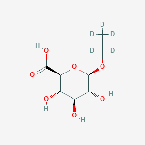molecular formula C8H14O7 B1140217 Ethyl glucuronide-d5 CAS No. 1135070-98-2