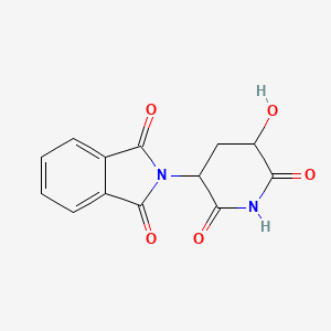 molecular formula C₁₃H₁₀N₂O₅ B1140232 cis,trans-5'-Hydroxythalidomide CAS No. 203450-07-1