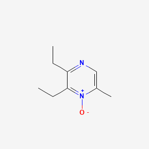molecular formula C9H14N2O B1140244 2,3-二乙基-5-甲基吡嗪-N4-氧化物 CAS No. 1076200-01-5