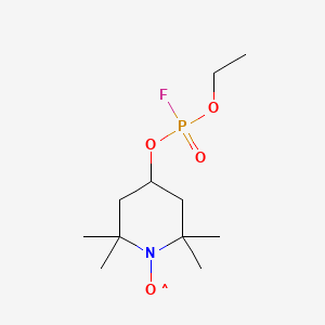 molecular formula C₁₁H₂₂FNO₄P B1140254 4-Ethoxyfluorophosphinyloxy TEMPO CAS No. 37566-53-3