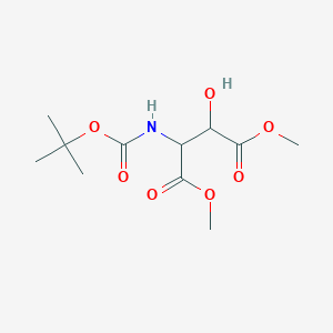 Dimethyl 2-hydroxy-3-[(2-methylpropan-2-yl)oxycarbonylamino]butanedioate
