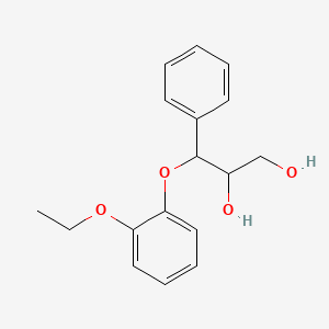 molecular formula C₁₇H₂₀O₄ B1140266 (2RS,3RS)-3-(2-Ethoxyphenoxy)-1,2-dihydroxy-3-phenylpropane CAS No. 98769-69-8