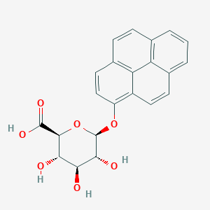 molecular formula C₂₂H₁₈O₇ B1140274 1-Hydroxypyrene Glucuronide CAS No. 154717-05-2