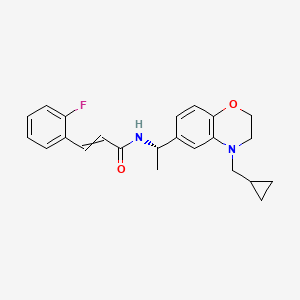 molecular formula C₂₃H₂₅FN₂O₂ B1140279 CID 57366357 CAS No. 697287-41-5
