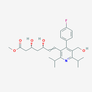 Methyl erythro-(E)-7-[2,6-Diisopropyl-4-(4-fluorophenyl)-5-hydroxymethyl-pyrid-3-yl]-3,5-dihydroxy-hept-6-enoate