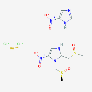 molecular formula C10H16Cl2N6O6RuS2 B011403 Ru-Dmso-NI CAS No. 105313-65-3