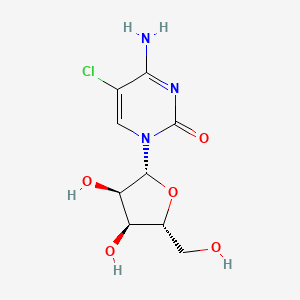 molecular formula C₉H₁₂ClN₃O₅ B1140304 5-Chlorocytidine CAS No. 25130-29-4