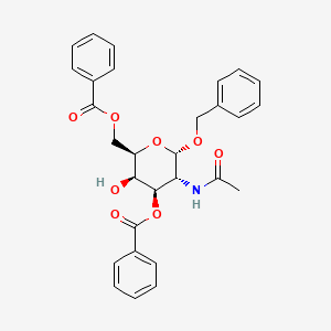 Benzyl 2-Acetamido-3,6-di-O-benzoyl-2-deoxy-alpha-D-galactopyranoside