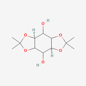 molecular formula C₁₂H₂₀O₆ B1140339 (3aS,7aS)-2,2,6,6-Tetramethylhexahydro-2H,6H-benzo[1,2-d:4,5-d']bis[1,3]dioxole-4,8-diol CAS No. 98974-89-1