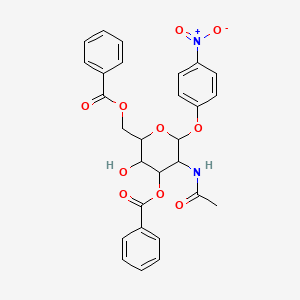 p-Nitrophenyl 2-Acetamido-2-deoxy-3,6-di-O-benzoyl-beta-D-glucopyranoside