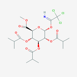 Methyl 2,3,4-Tri-O-isobutyryl-1-O-trichloroacetimidoyl-alpha-D-glucopyranuronate