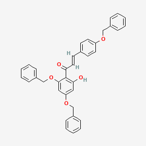 E-3-(4-Benzyloxy)-1-(2.4-bisbenzyloxy-6-hydroxy)phenyl)propenone